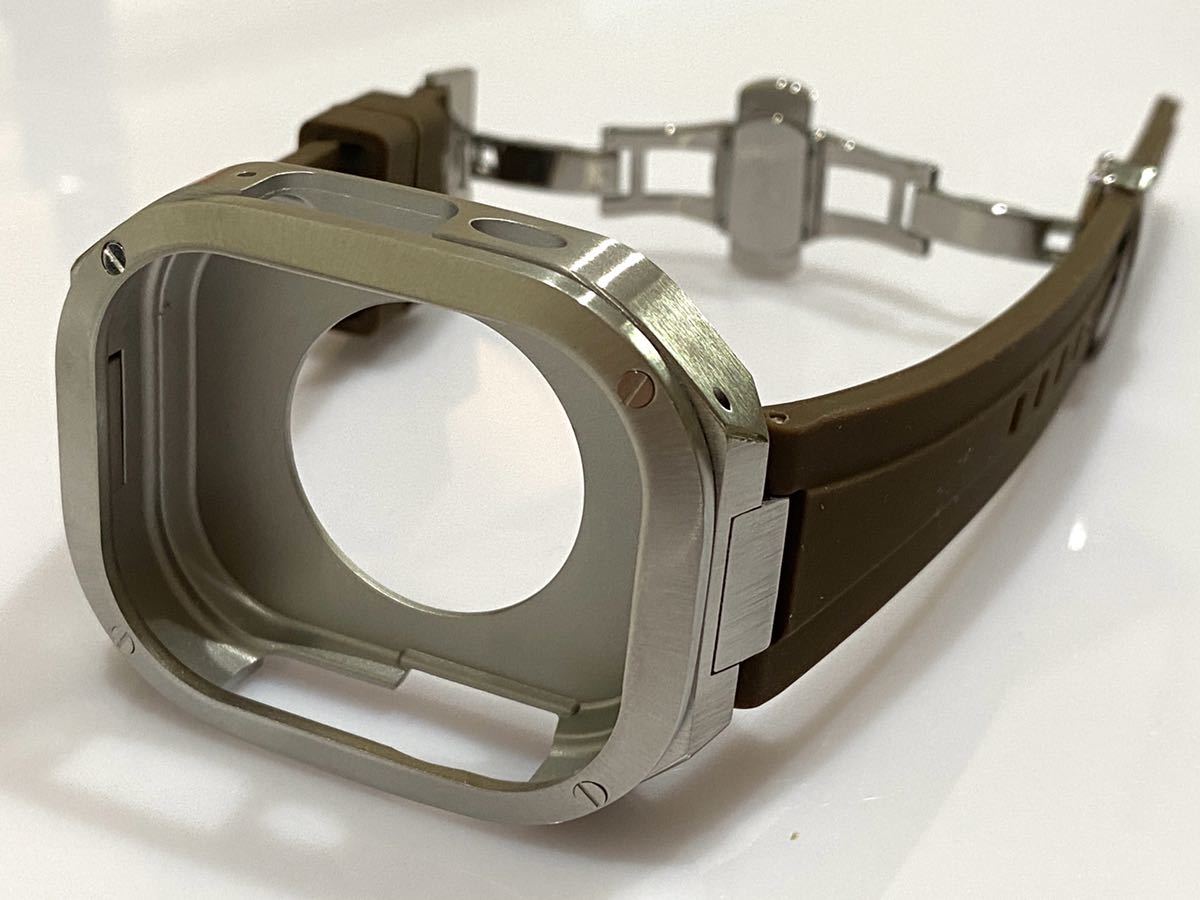 保証書付】 Apple Watchウルトラ 49mm ステンレス カバー ケース