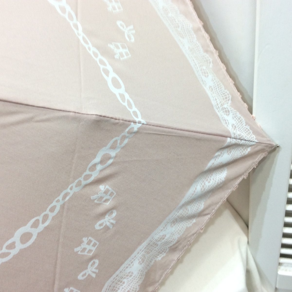  new goods * folding parasol general merchandise shop commerce material pink beige group pattern pattern attaching 