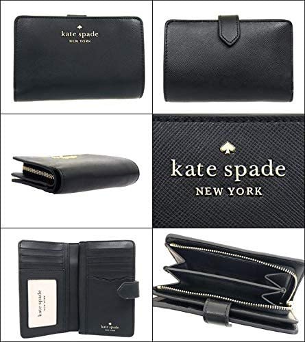 新品 ケイトスペード 2つ折り財布 kate spade ステイシー WLR00128 001 レディース ブラック 黒の画像4