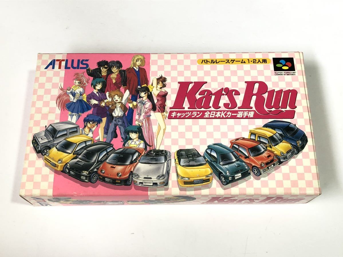 キャッツ・ラン 全日本Ｋカー選手権 バトルレースゲーム スーパーファミコンソフト Kat's Run｜PayPayフリマ