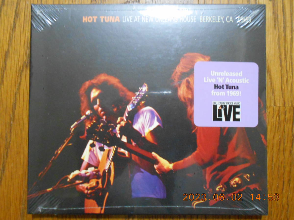 未開封新品 限定盤【 Hot Tuna / Live At New Orleans House Berkeley, CA 09/69 】 13曲入り ホット・ツナ JEFFERSON AIRPLANE　CCML6003_画像1