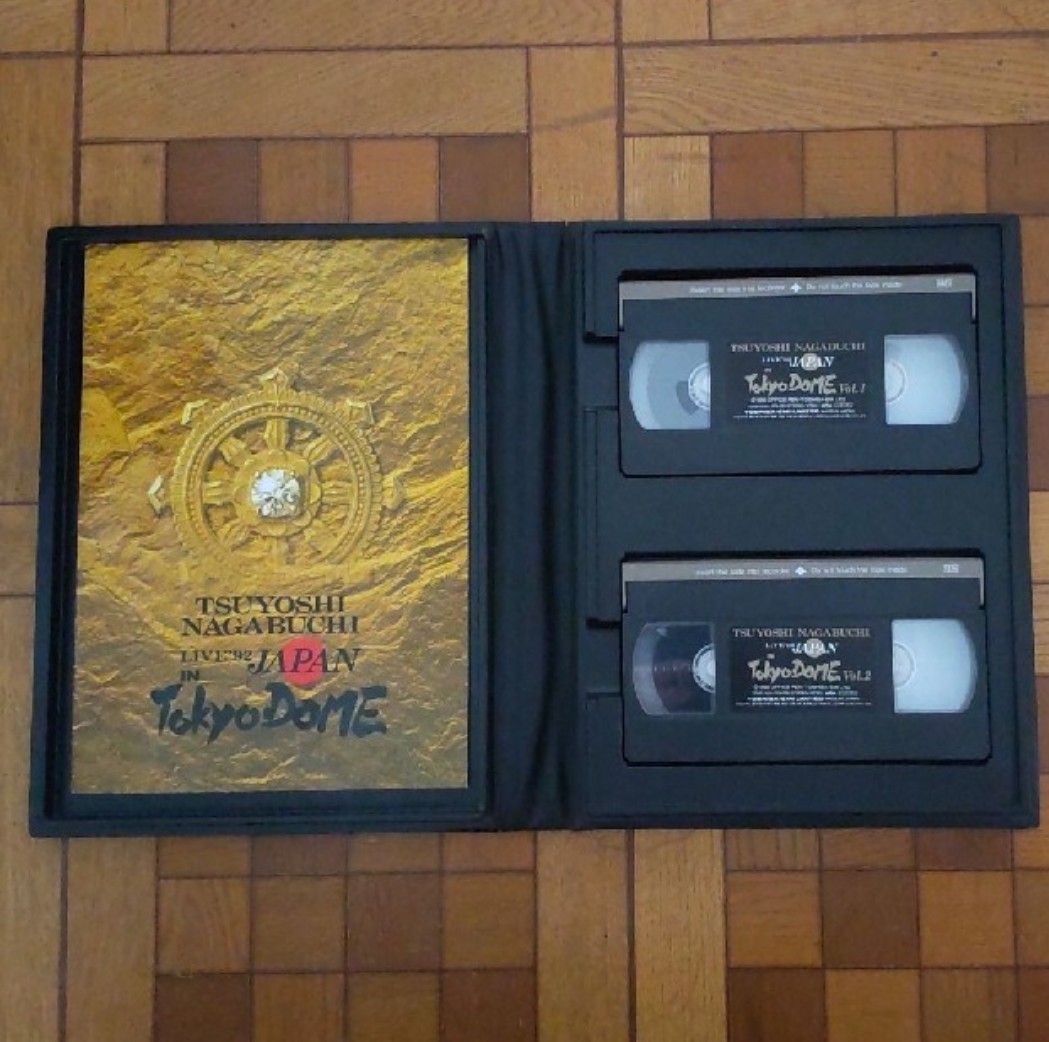 TSUYOSHI NAGABUCHI LIVE '92 JAPAN IN TOKYO DOME VHS　ビデオテープ中古品