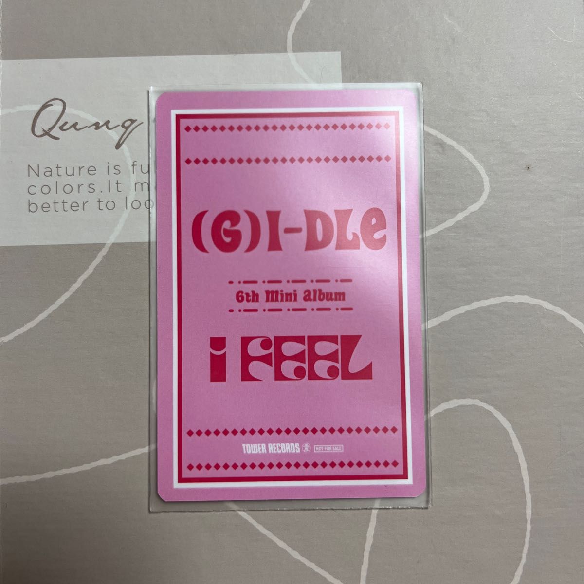 (g)i-dle ミヨン　i feel タワレコ限定トレカ