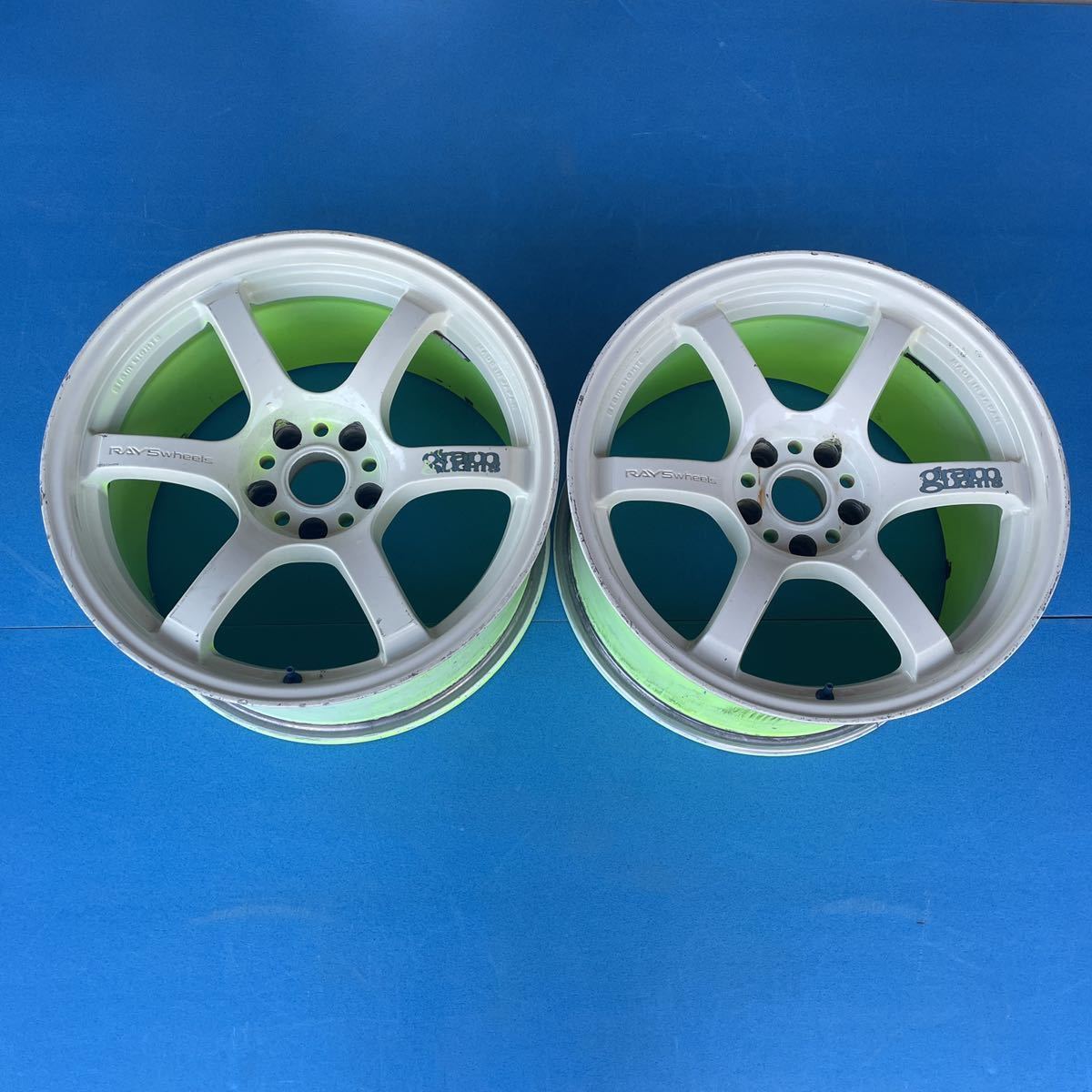 希少 RAYS GRAM LIGHTS 57D レイズグラムライツ 18×9.5JJ+12 PCD114.3
