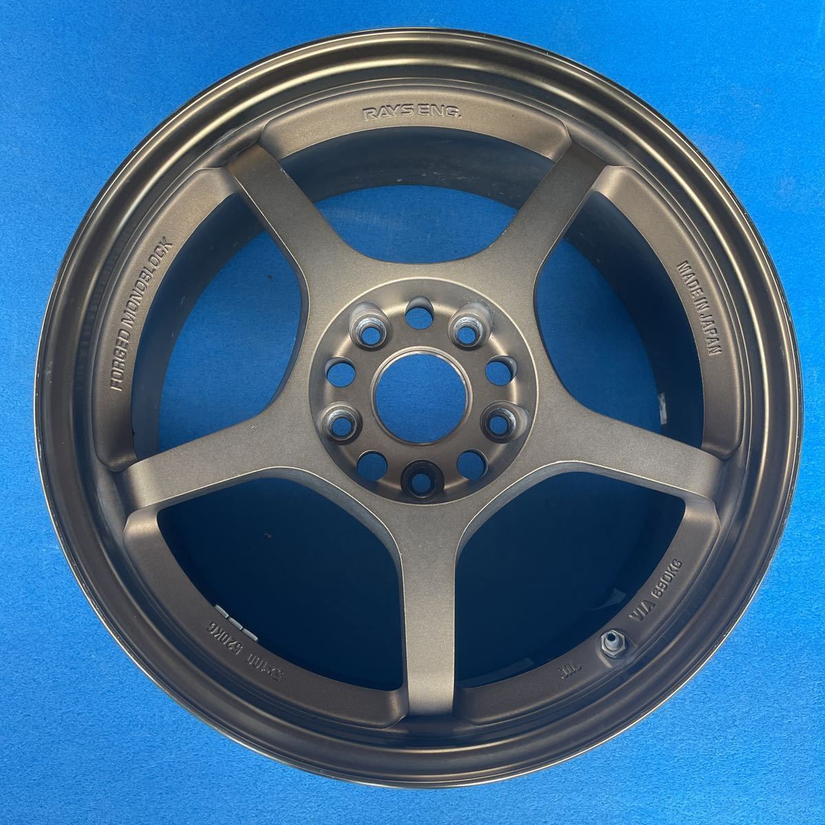 鍛造 軽量 RAYSレイズ グラムライツ G-L 57F 17×7.5JJ+40 PCD114.3-5穴