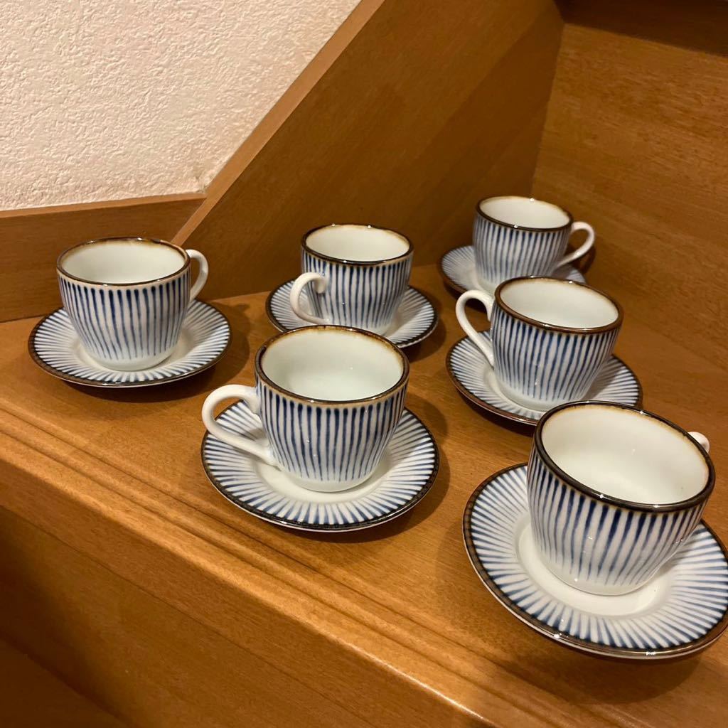 temi cup & saucer 6 customer set tree box 