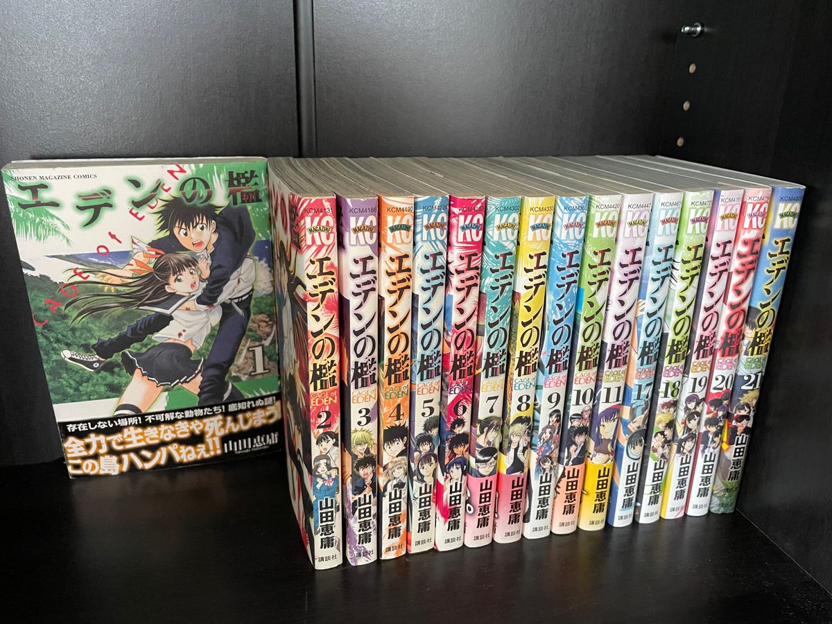 【キレイ】エデンの檻　1-11巻 17-21巻　の15冊