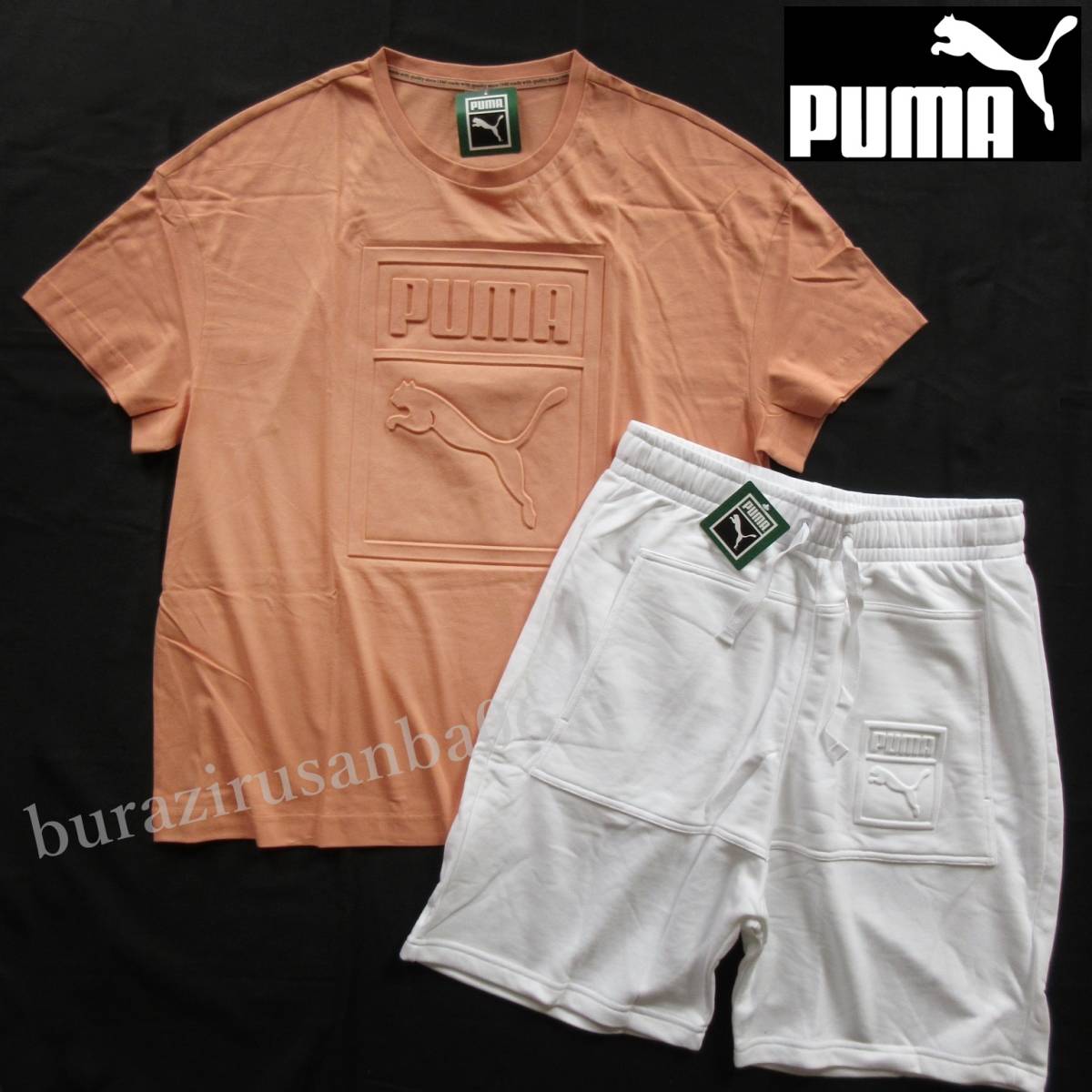 US/S 日本M相当◇未使用 PUMA プーマ 半袖 ゆったりシルエット Tシャツ