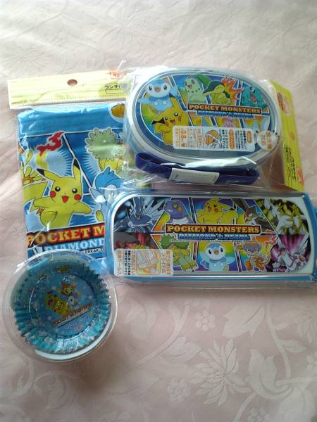 Для приема! Pokemon ★ Lunch Box &amp; Balun и т. Д. 10 -Piece Set