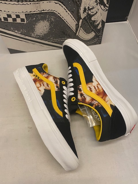 【新品】VANS SKATE OLD SKOOL BRUCE LEE BLACK/YELLOW US9.0 27.0cm ヴァンズ バンズ スケート オールドスクール ブルースリー_画像5