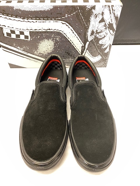 【新品】VANS SKATE SLIP-ON BLACK/BLACK バンズ ヴァンズ スケート スリップオン スリッポン ブラック/ブラック PRO プロ 26.0cm_画像4