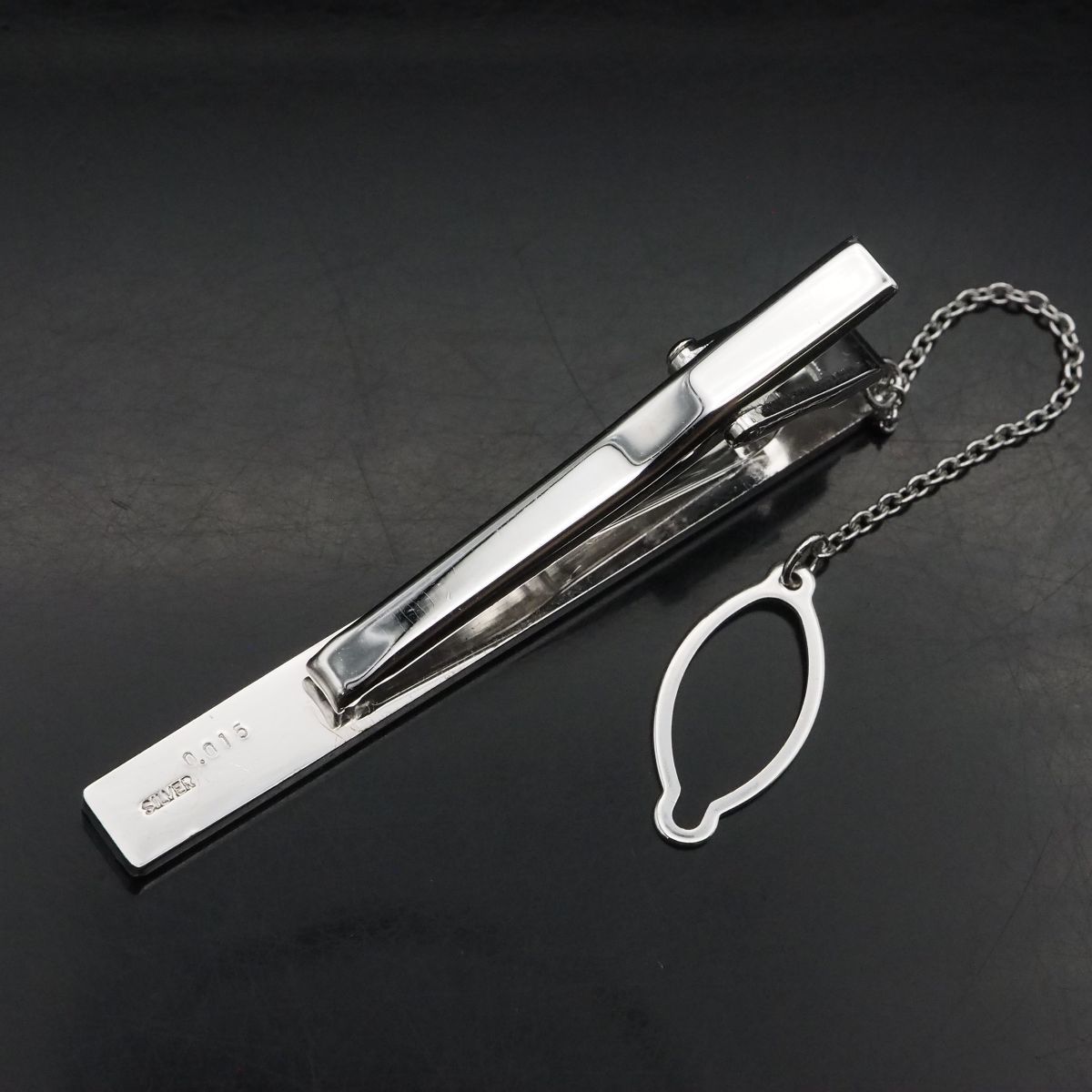 C459 ダイヤモンド 0 015ct SILVER刻印 ネクタイピン デザイン C459 ダイヤモンド 0 015ct SILVER刻印 ネクタイピン デザイン