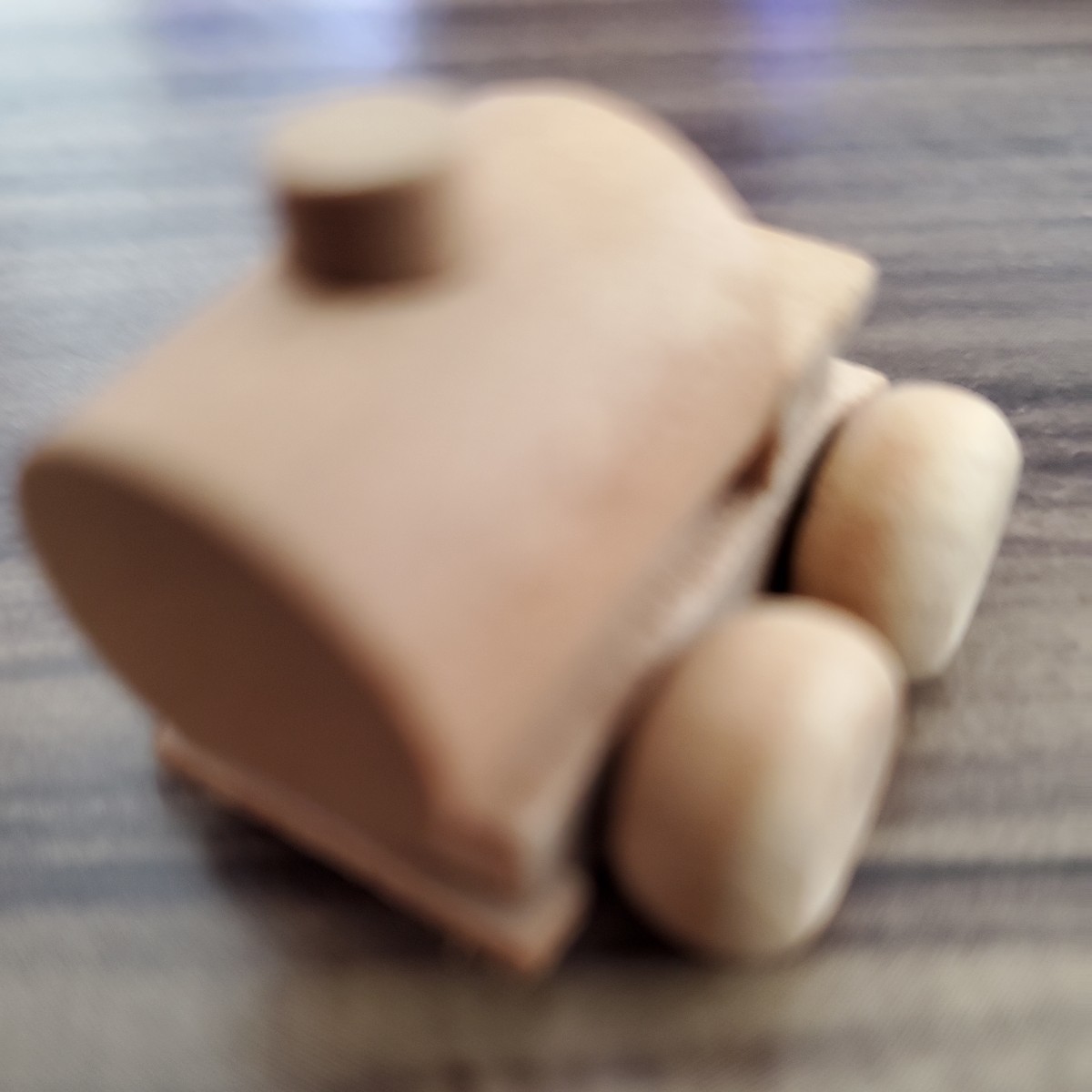  Glyco. extra Shokugan wooden toy that time thing retro rare new goods unused length 2.5 centimeter width 3 centimeter height 2.7 centimeter 3 point set 