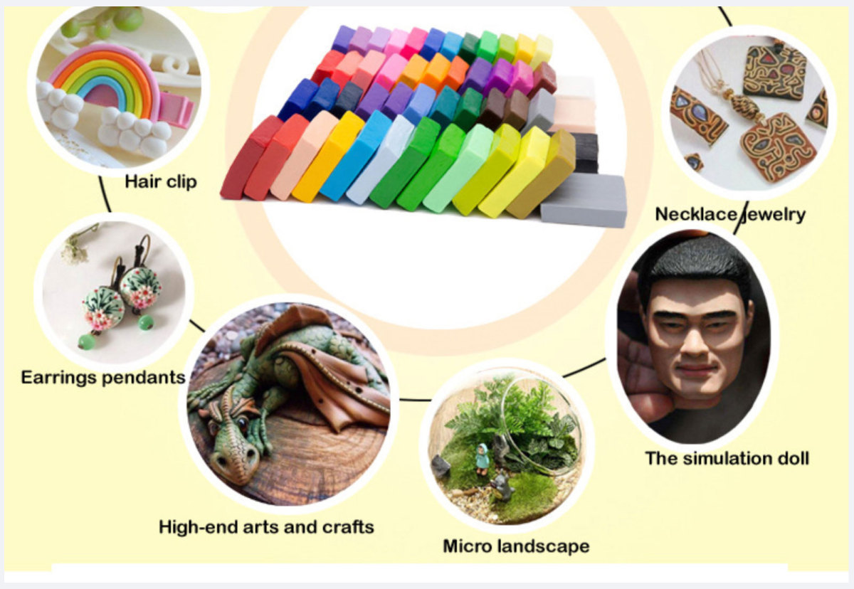  oven Bay k color clay .. earth ... polymer k Ray accessory making tool intellectual training 50 color 