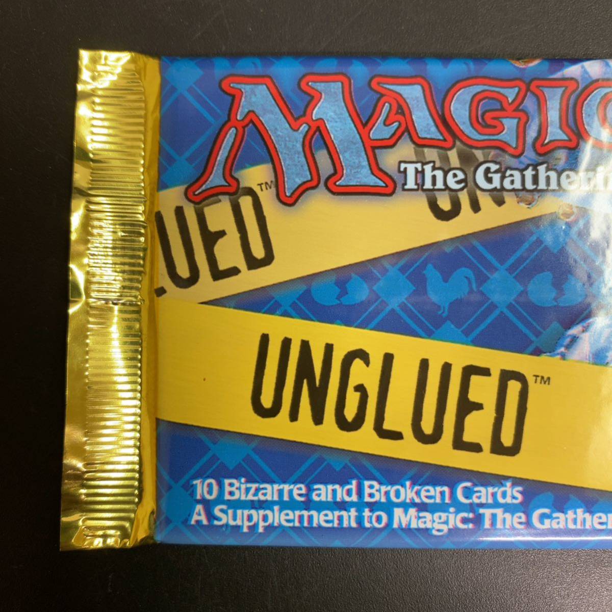 【未開封】MTG アングルード 英語版 ブースターパック Magic the Gathering Unglued Booster 当時物 レトロ 絶版 希少 ギャザリング_画像2