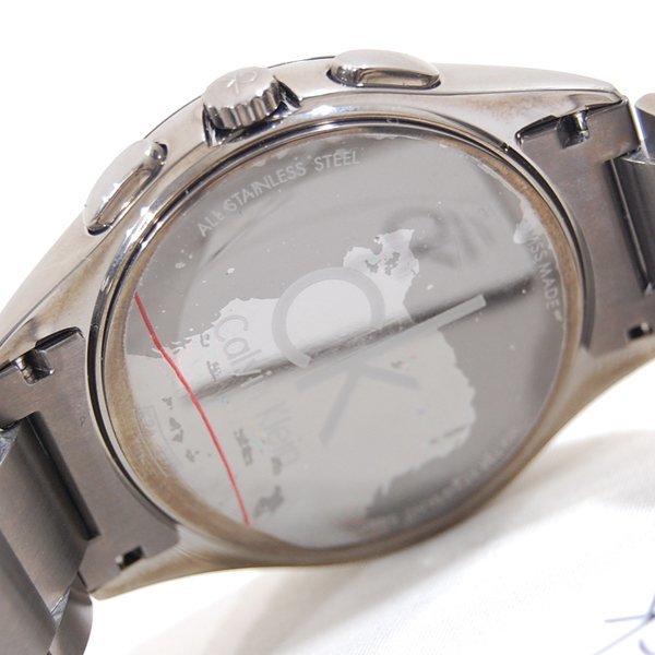  не использовался стандартный товар [ обычная цена 46000 иен ] Calvin Klein Calvin Klein# Basic BASIC K2A-279 наручные часы metal breath # *HC3626005