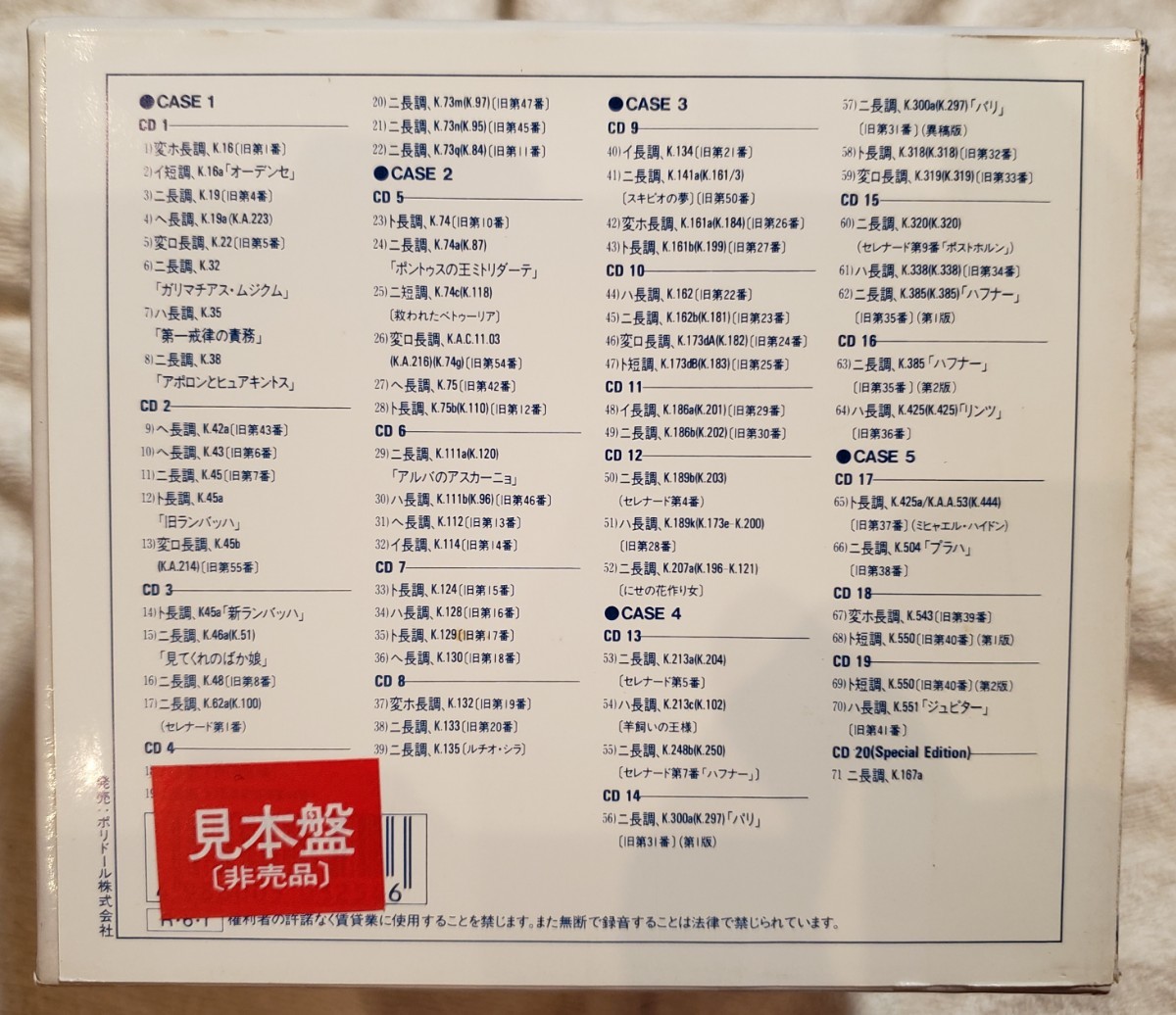 限定盤】モーツァルト:交響曲全集 エンシェント室内管弦楽団 限定盤】モーツァルト:交響曲全集 エンシェント室内管弦楽団