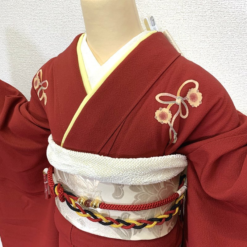 早割クーポン! 桜 毬 シンプル 古典柄 振袖 〇こむさでもーど 成人式
