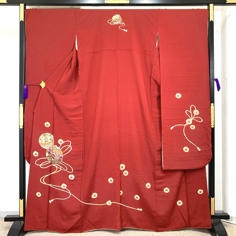 早割クーポン! 桜 毬 シンプル 古典柄 振袖 〇こむさでもーど 成人式