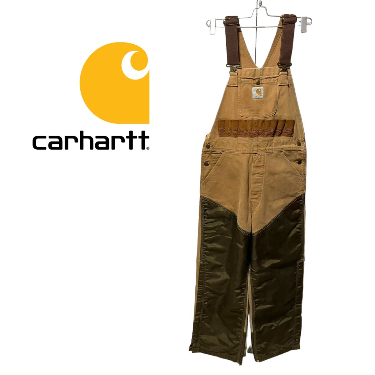 春のコレクション Carhartt A826 ダブルニーダックオーバーオール 80's