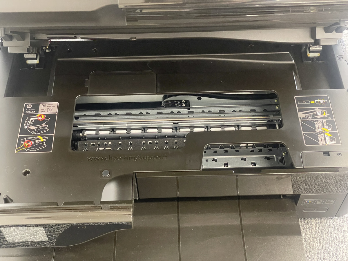 1円～★HP Officejet 7610 CR769A ワイドフォーマットe オールインワンプリンター インクジェット 複合機 コピー FAX 自動両面印刷_画像4