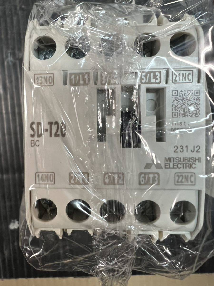 新品未使用 三菱電機 電磁接触機 SD-T20(BC) DC24V 1a1b 10個セット-