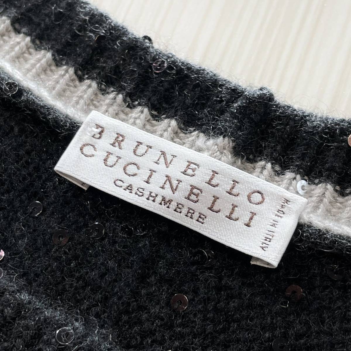 J13☆美品☆極上カシミヤ&シルク ブルネロクチネリ BRUNELLO