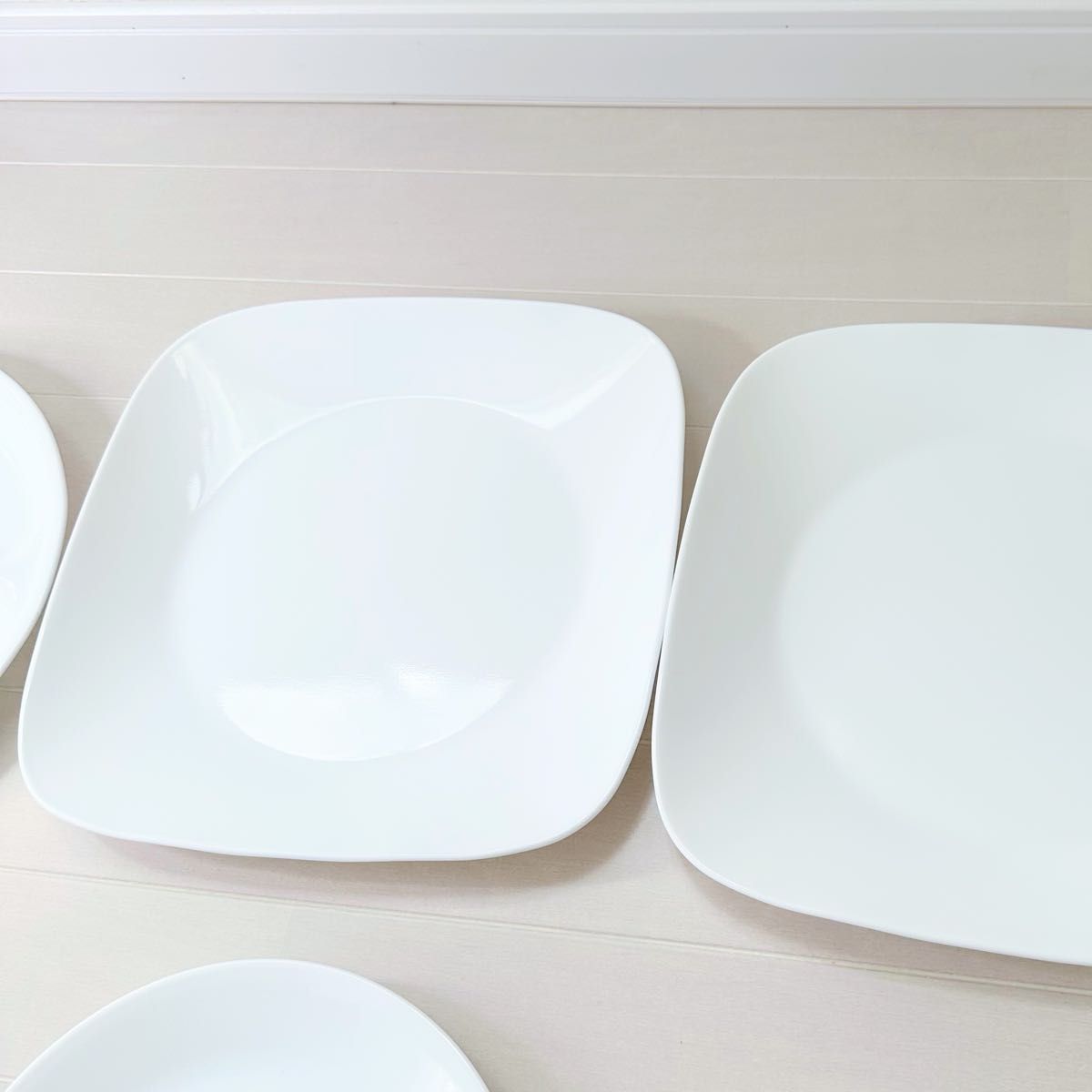 コレール 9枚セット 新品 食器 お皿 ホワイト 白 プレート ランチプレート 大皿 平皿 CORELLE