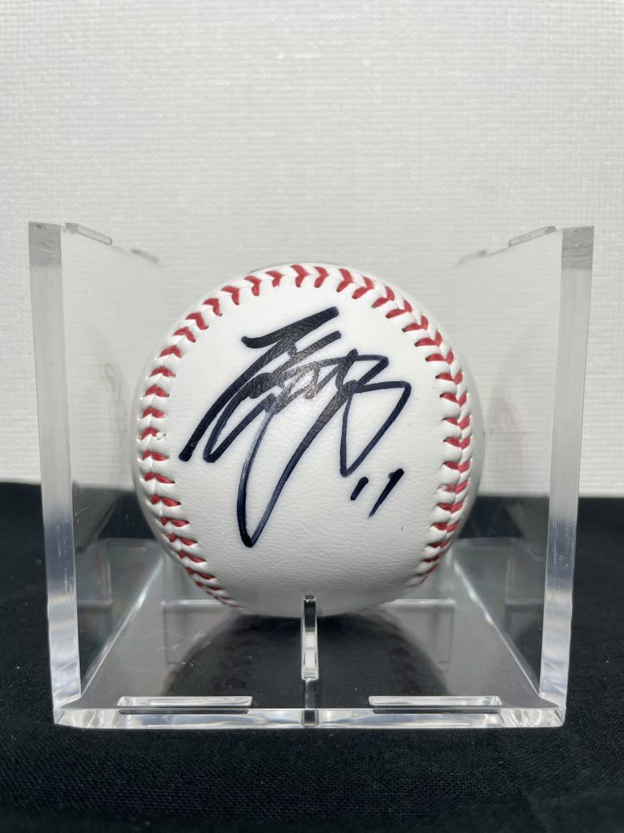 日本ハムファイターズ 大谷翔平選手 直筆サインボール 2016年リーグ
