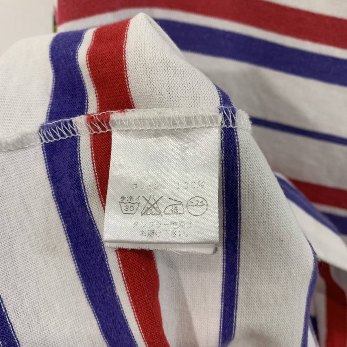 Le minor France made bus k shirt border cut and sewn border T-shirt standard finest quality one Point Le Minor [ letter pack post service plus mailing possible ]E