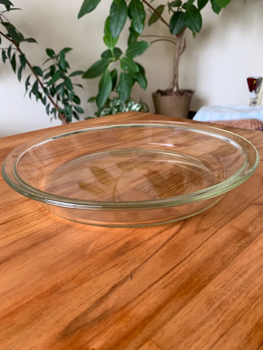 iwaki耐熱ガラス パイ皿 外径25×高さ3.8cm Lサイズ