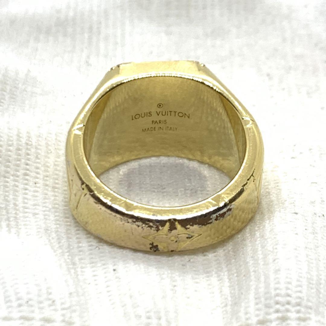 ルイヴィトン 指輪 21号 シグネットリングゴールド #0597.171