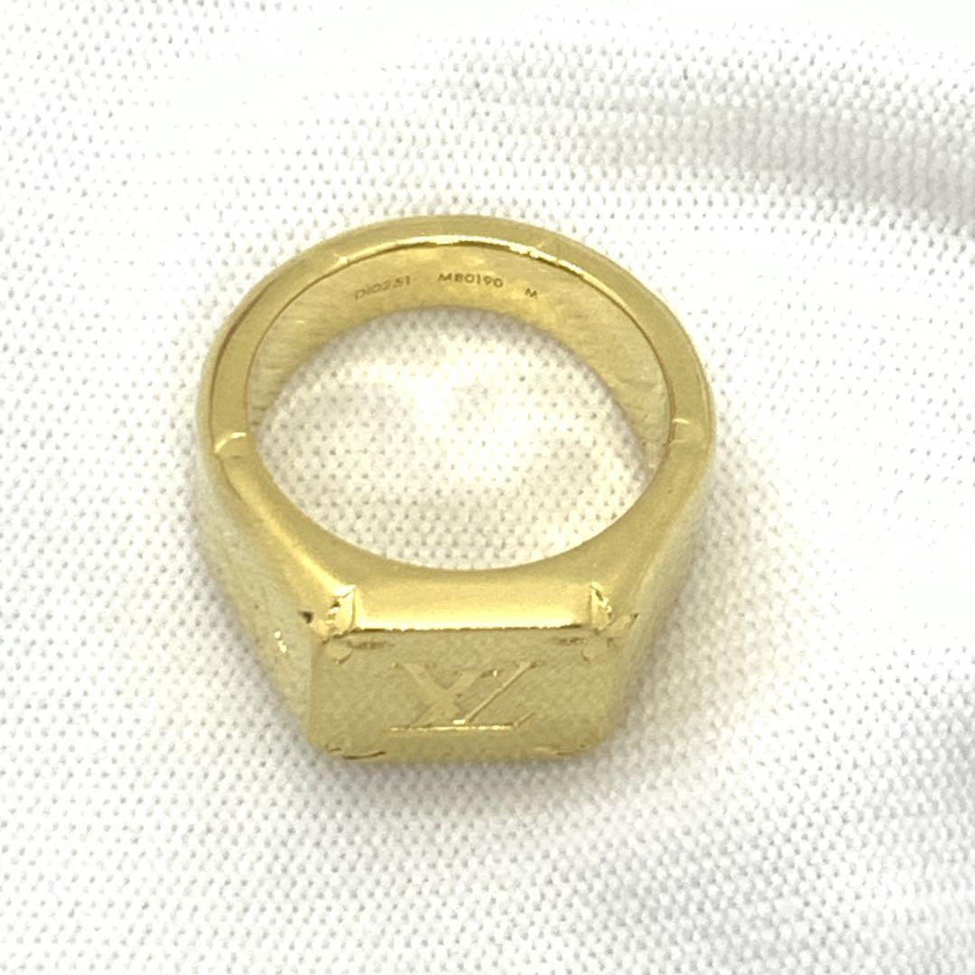 Louis Vuitton MONOGRAM Monogram Signet Ring (M80190, M62487)