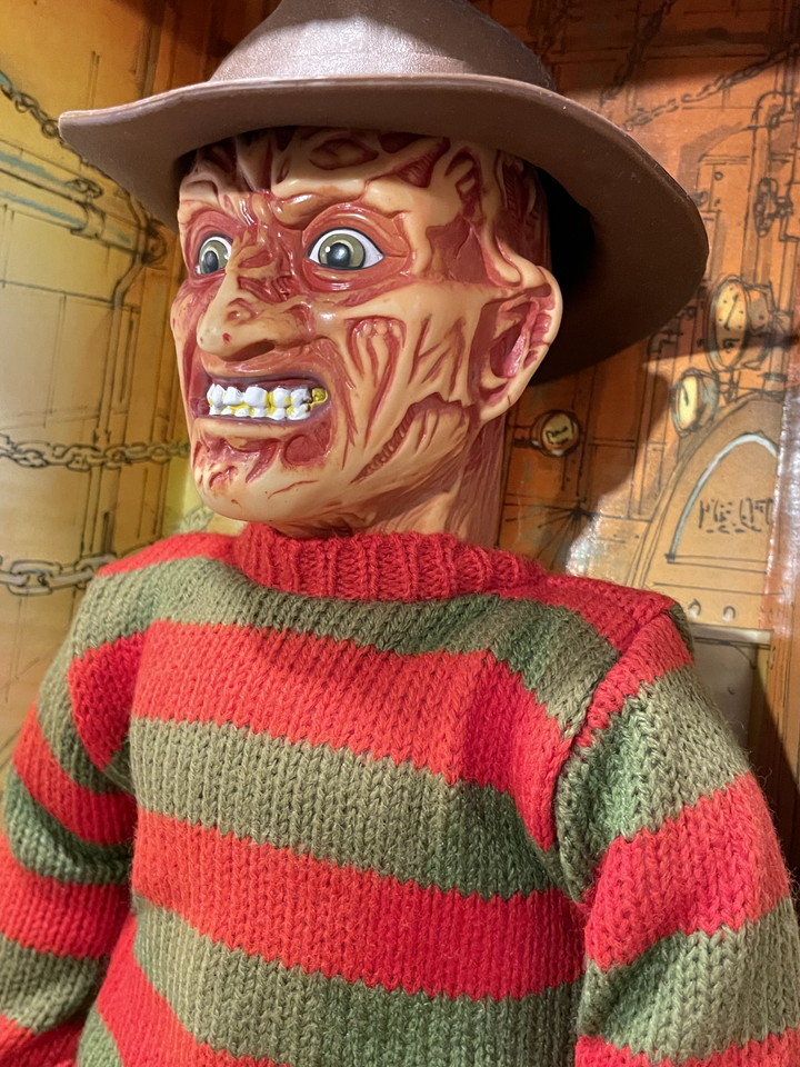 *1980 period / A Nightmare on Elm Street /freti/to- King figure / prompt decision Vintage / horror / that time thing /Freddy Krueger/Talking Figure(80s) MO-123