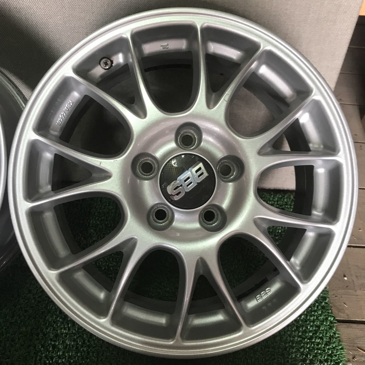  BBS 16インチ 16H2×6.5JJ OFF;+50 PCD;112-5H ハブ径;約56mm 少し傷あり 1本センターキャップ欠品 4本_画像4