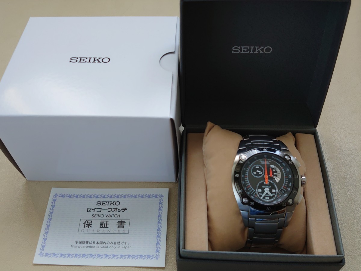 SEIKO セイコー クロノグラフ スポーチュラ キネティック 希少　人気　メンズ腕時計_画像5