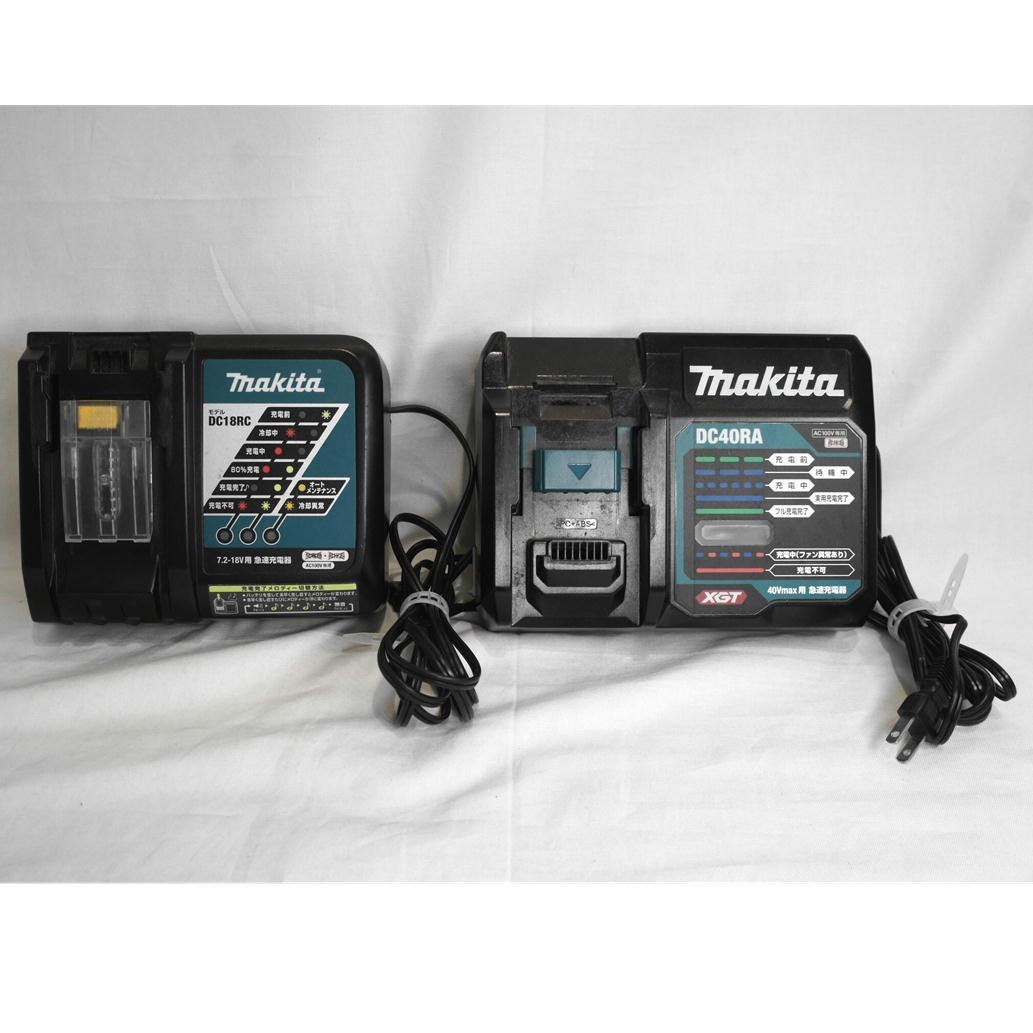 1円【一般中古】makita マキタ/AC100V専用40Vmax急速充電器/AC100V専用