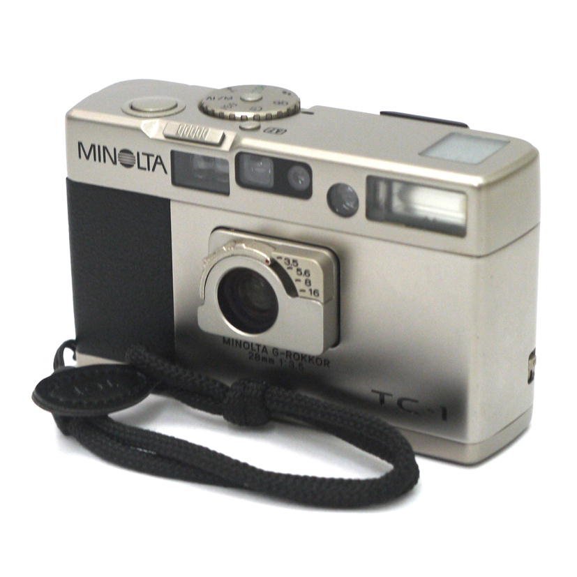 美品】MINOLTA/ミノルタ TC-1 コンパクトカメラ G-ROKKOR 28mm F3.5