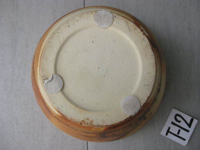 スイレン鉢　テラコッタ風　8号 丸深　T-⑫　　　水連鉢 メダカ ビオトープ 水生植物 メダカ鉢　