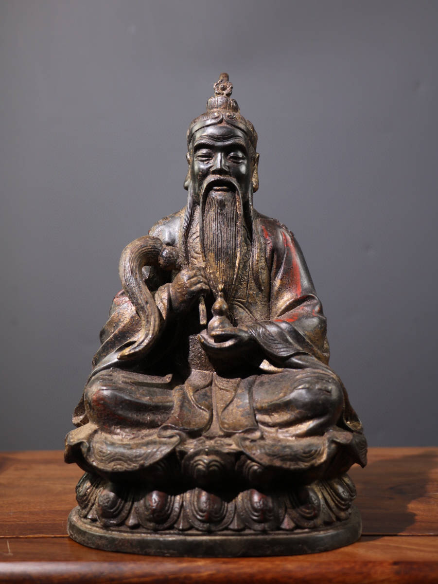 古びた蔵『明 大明永楽年施 古銅彫 塗金緑度母坐...+sma-laigle.fr
