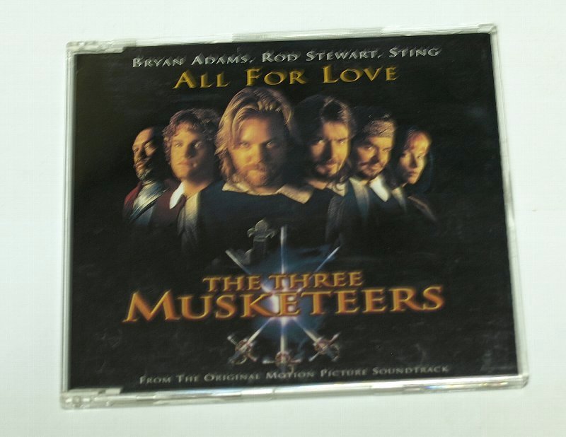 国内盤 三銃士 The Three Musketeers テーマ曲 ALL FOR LOVE / ブライアン・アダムス Bryan Adams, Rod Stewart, Sting CD シングル_画像1