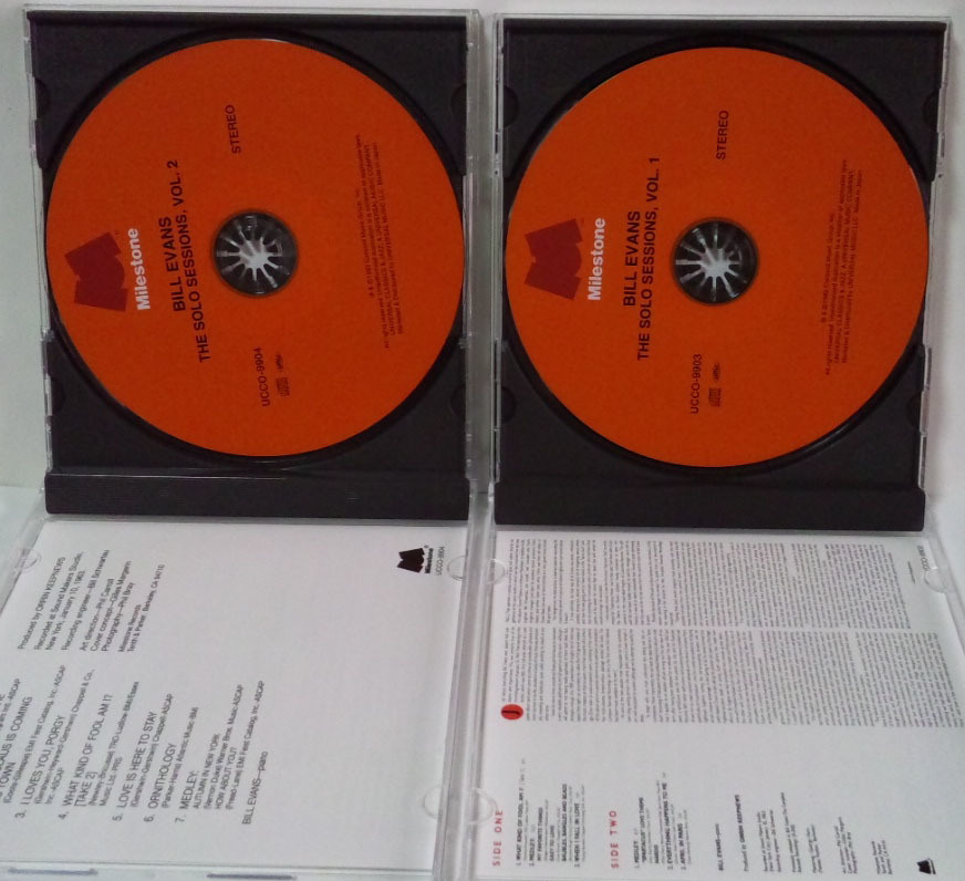 2枚セット] ビル・エヴァンス / ザ・ソロ・セッション Vol.1 Vol.2