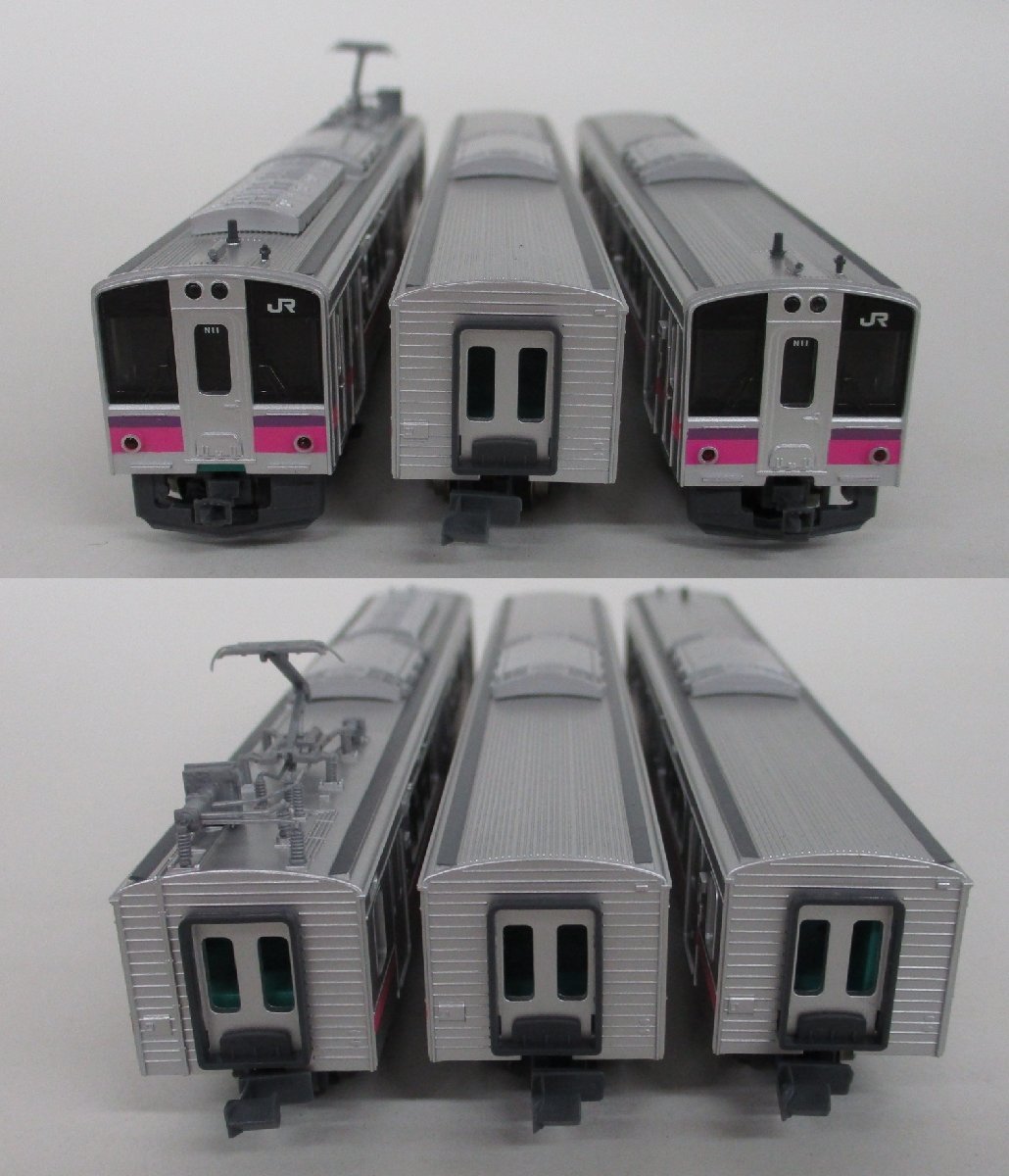 マイクロエース A4910 701系0番台 秋田色 シングルアーム 強化スカート 3両セット【A マイクロエースA-4910 701系0番台秋田色 3両セット