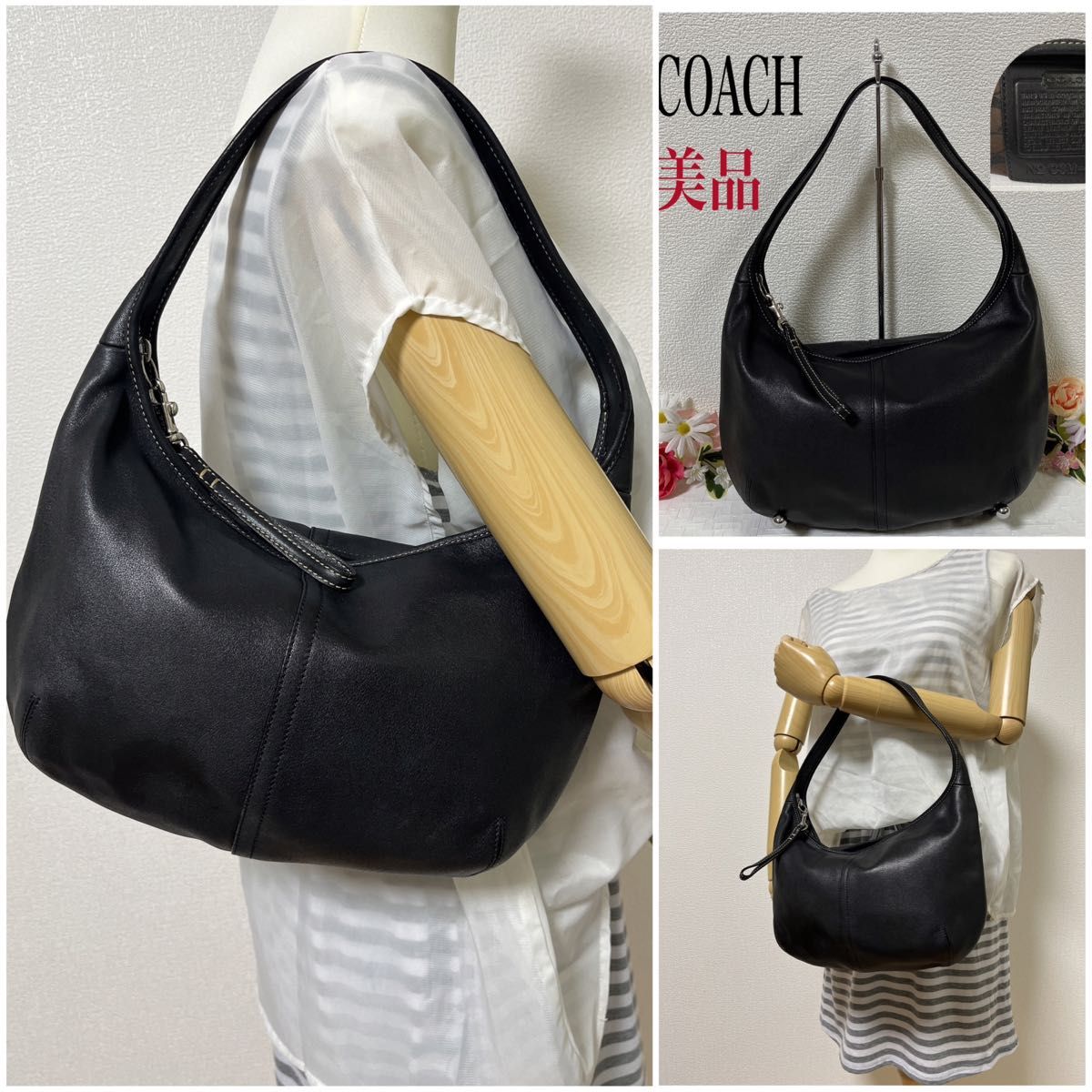 COACH オールドコーチ ワンショルダーバッグ 9219 肩掛け レザー 本革