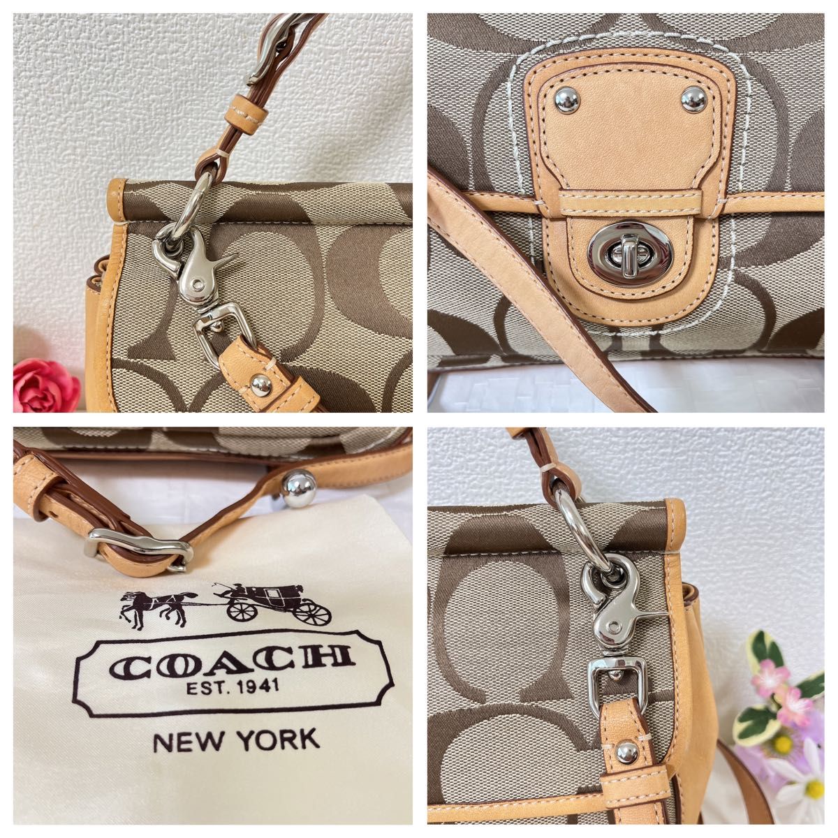COACH コーチ ショルダーバッグ 2WAY シグネチャー シティ COACH コーチ ショルダーバッグ 2WAY シグネチャー シティ