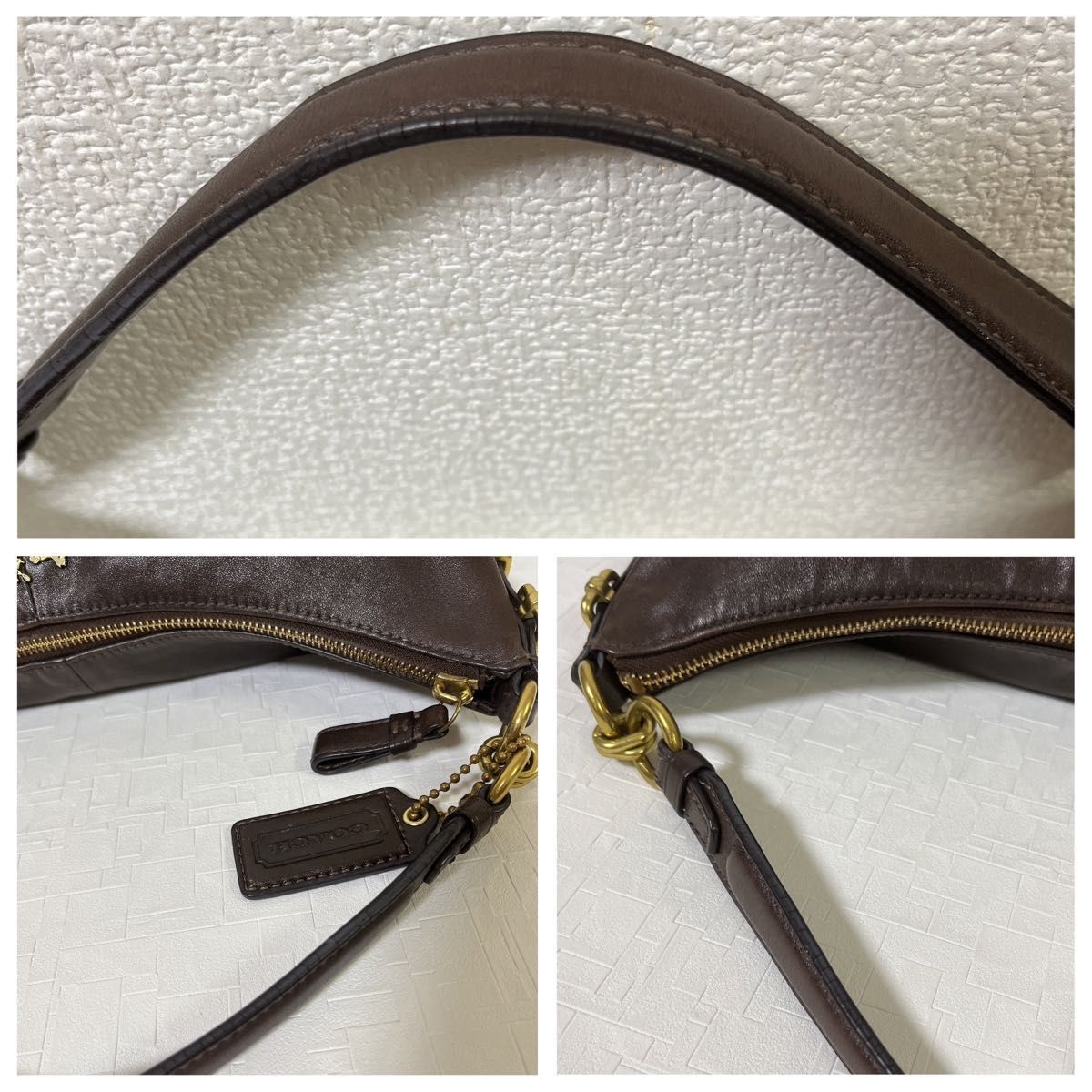 COACH コーチ ハンドバッグ ワンショルダー 肩掛け ダーク COACH コーチ ハンドバッグ ワンショルダー 肩掛け ダーク