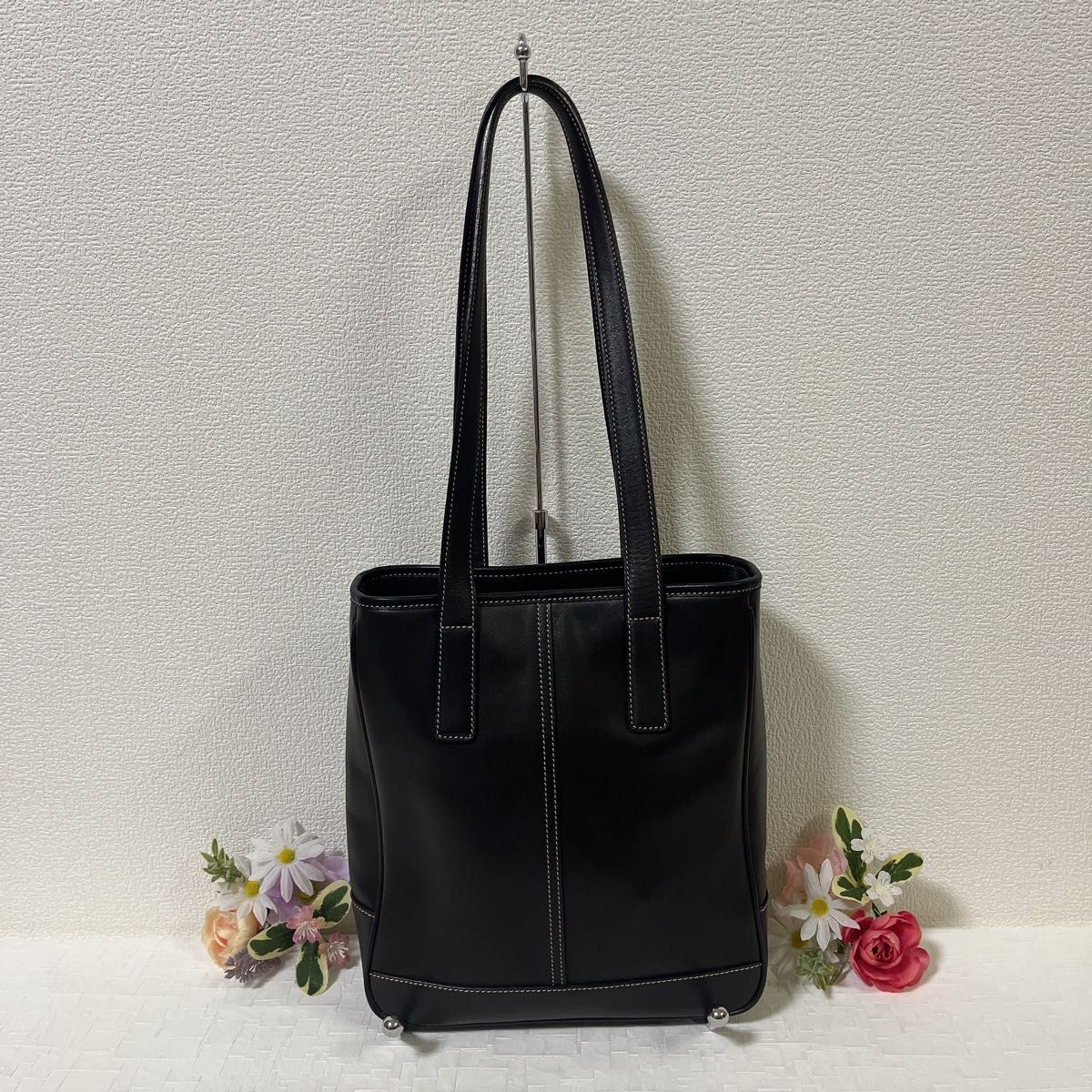 【美品】COACH コーチ オールドコーチ トートバッグ 7776 黒 ブラック レザー