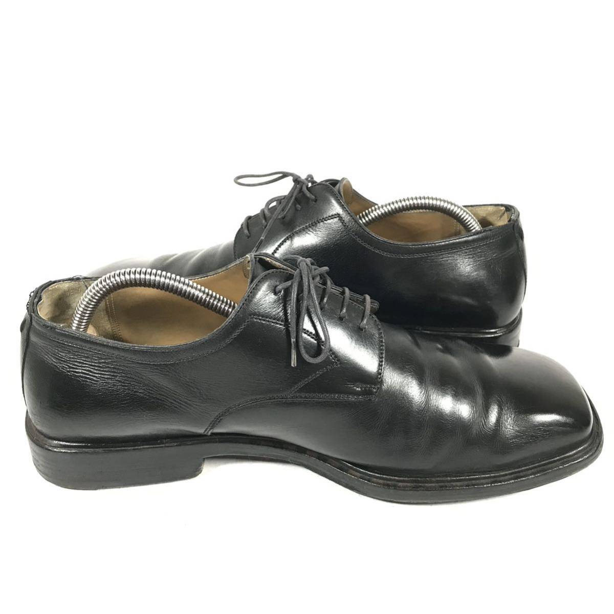 【ルイヴィトン】本物 LOUIS VUITTON 靴 26.5cm 黒 ビジネスシューズ 外羽根式 本革 レザー 男性用 メンズ イタリア製 8_画像7
