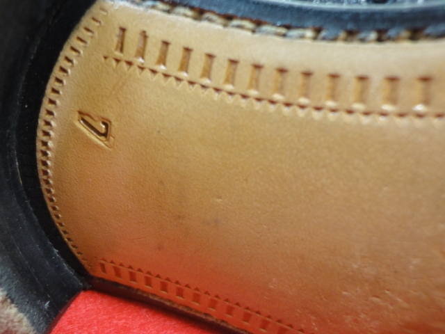 【GABRIEL】本物 靴 25cm 黒 総オーストリッチ ビットローファー スリッポン ビジネスシューズ フルポイント 駝鳥 高級素材 男性用 メンズ_画像10