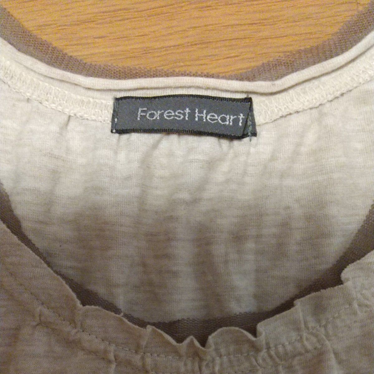 ★美品 着用1回★　Forest Heart ワンピース チュニック ジャンパースカート フレアスカート  ひざ丈 Ｍ　春夏秋用